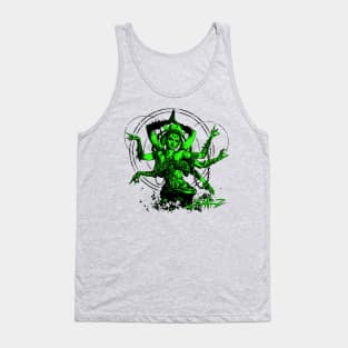 Kali Goddess Green Tank Top